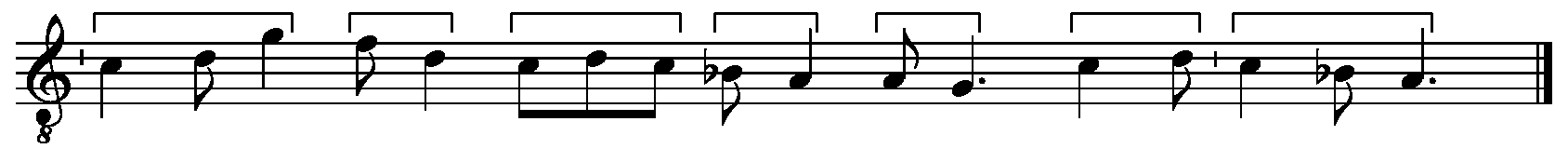Refrain musical notation